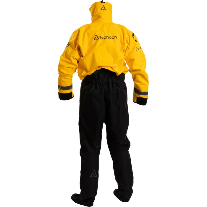 2024 Typhoon Mens RNLI Infinity 200 Drysuit & Underfleece 100206 - Yellow / Black